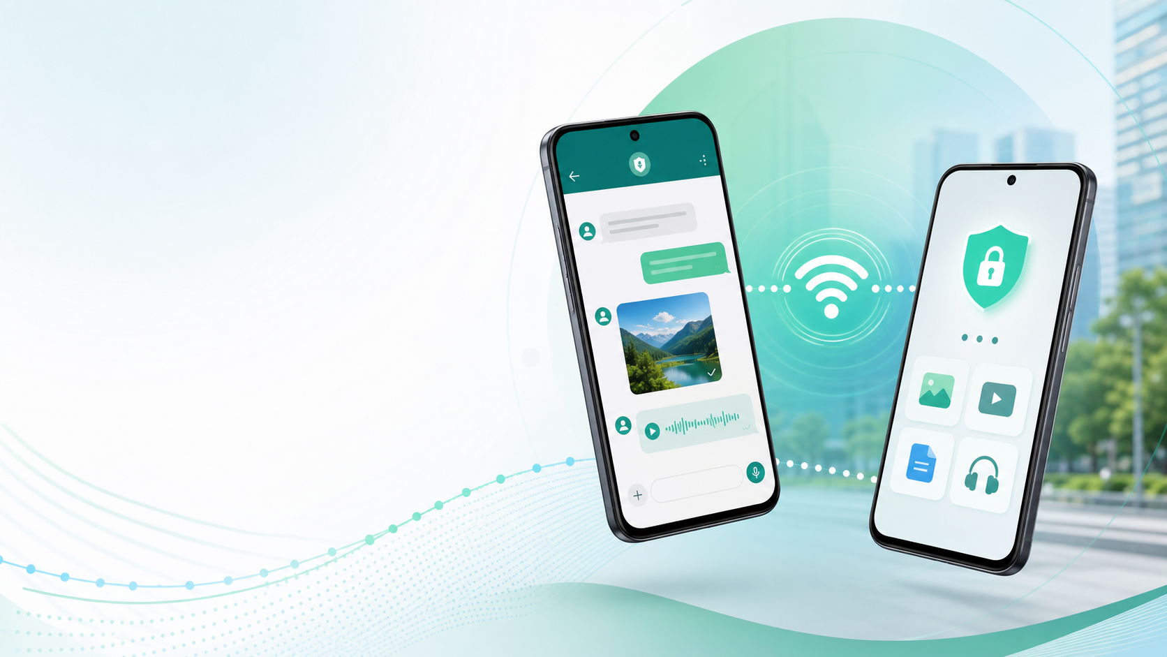ZengChat local network messaging illustration